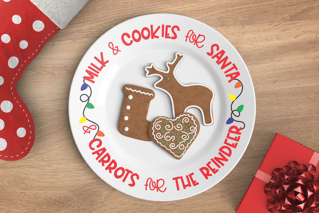 Download Freebie Friday | Santa Cookie Plate SVG Cut File - Kelly ...