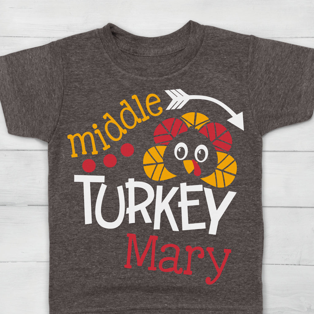 Freebie Friday | Middle Turkey svg cut file for Thanksgiving