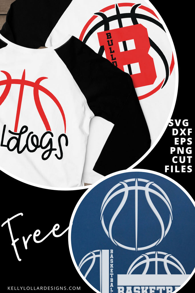 Download Freebie Friday Team Basketball Svg Set Kelly Lollar Designs PSD Mockup Templates