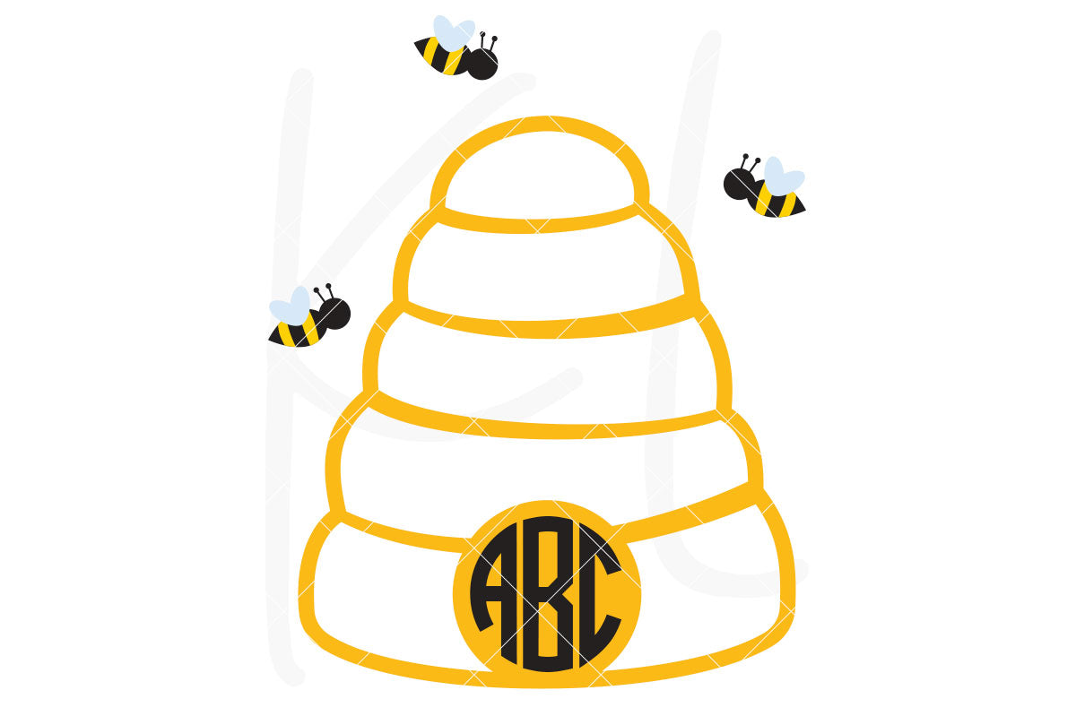 Download Beehive SVG File | Kelly Lollar Designs