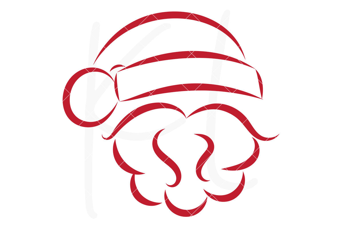 Download Abstract Santa Claus SVG Files| Kelly Lollar Designs