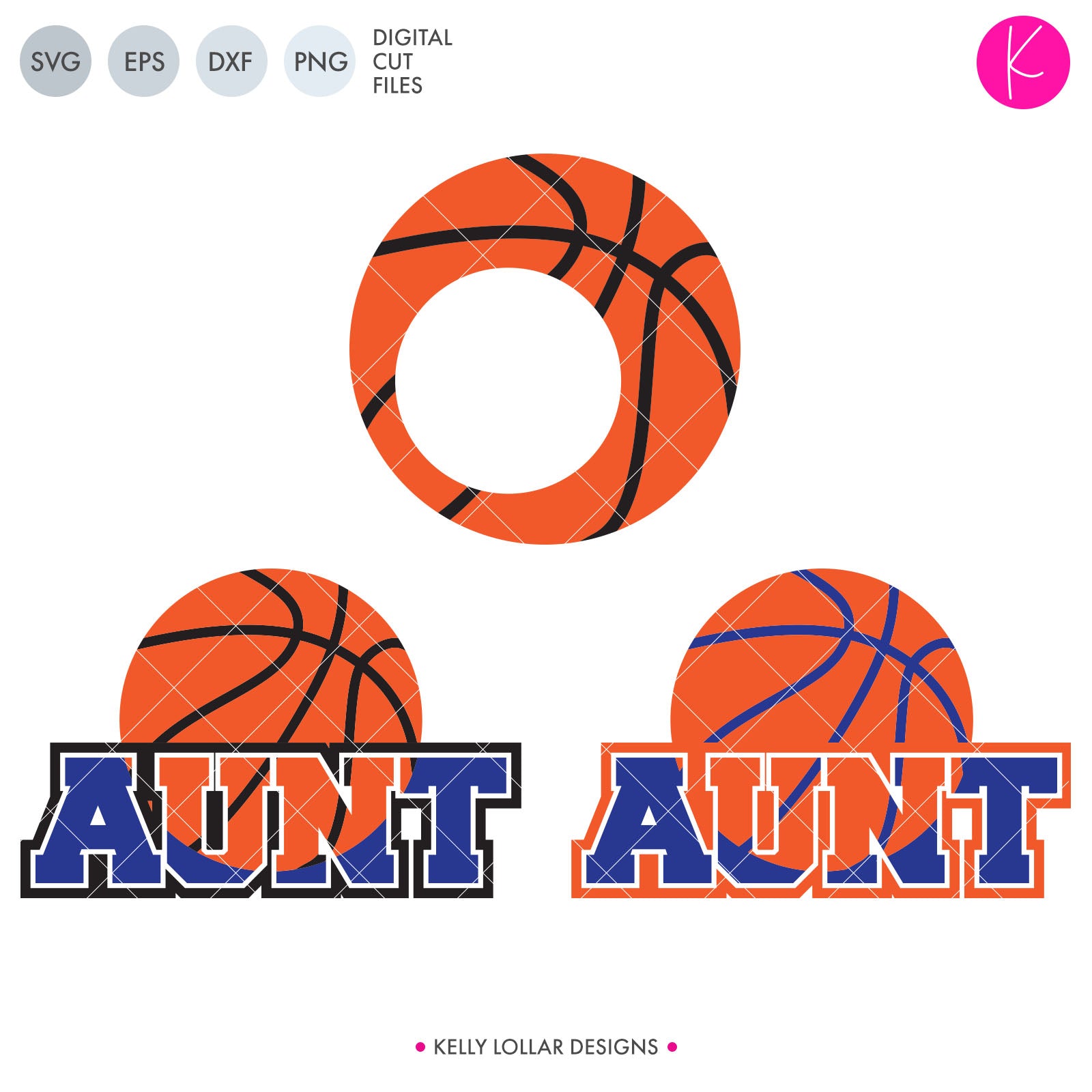 Download Basketball Family SVG Bundle and Individual Files | Kelly Lollar Designs