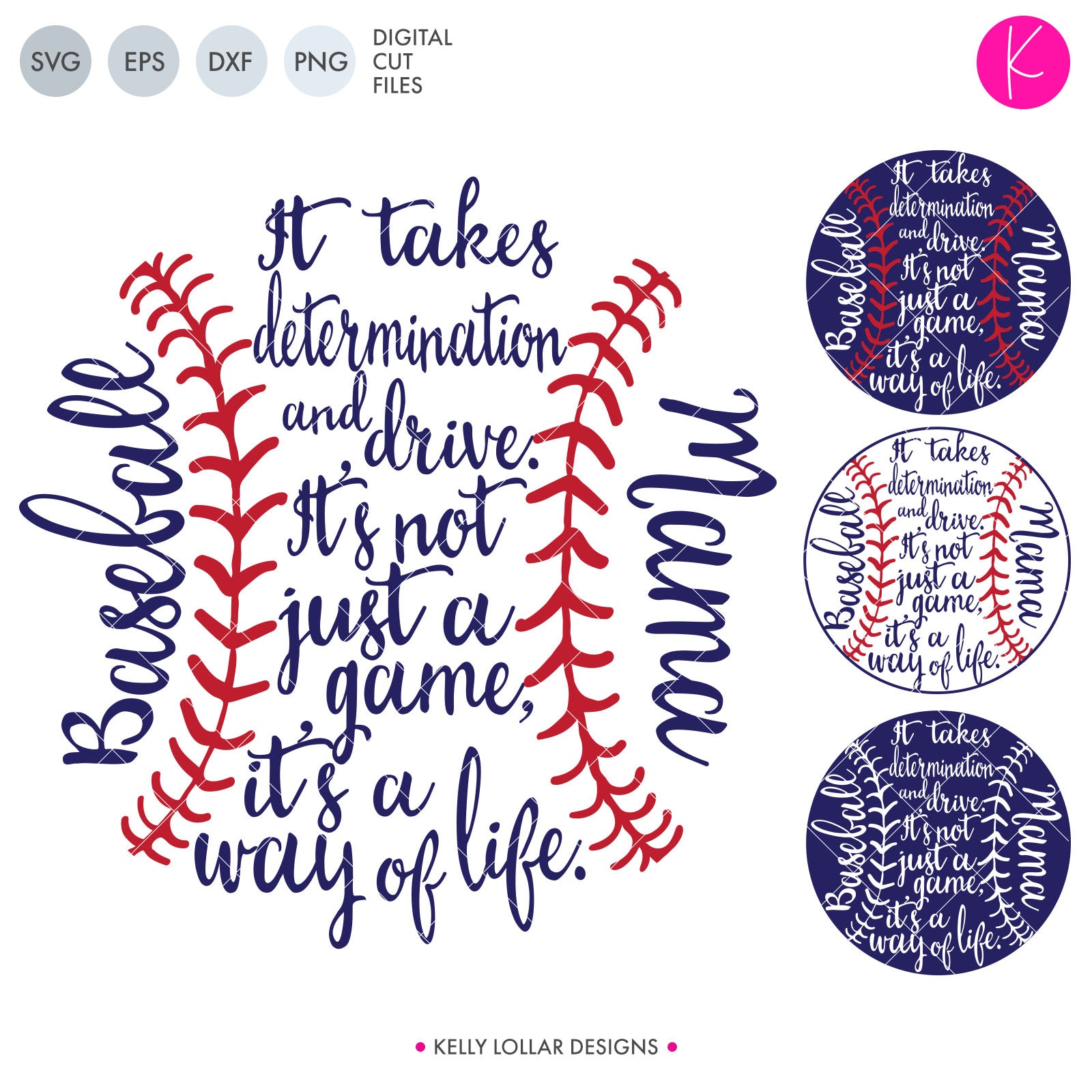 Download Baseball & Softball SVG Files | Kelly Lollar Designs