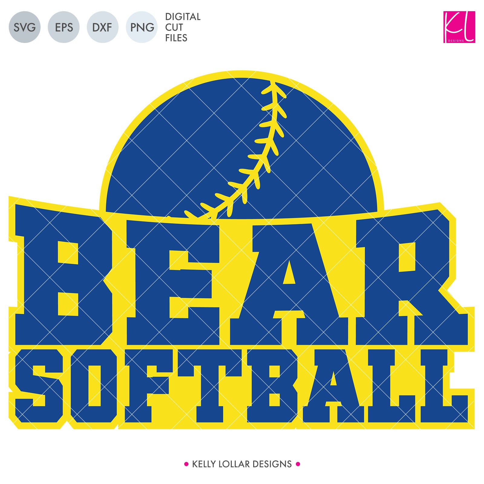 Download Bears Baseball & Softball Bundle | SVG DXF EPS PNG Cut Files - Kelly Lollar Designs