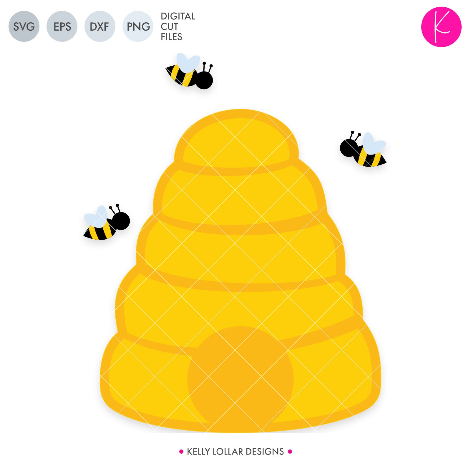 Beehive Svg Dxf Eps Png Cut Files Kelly Lollar Designs