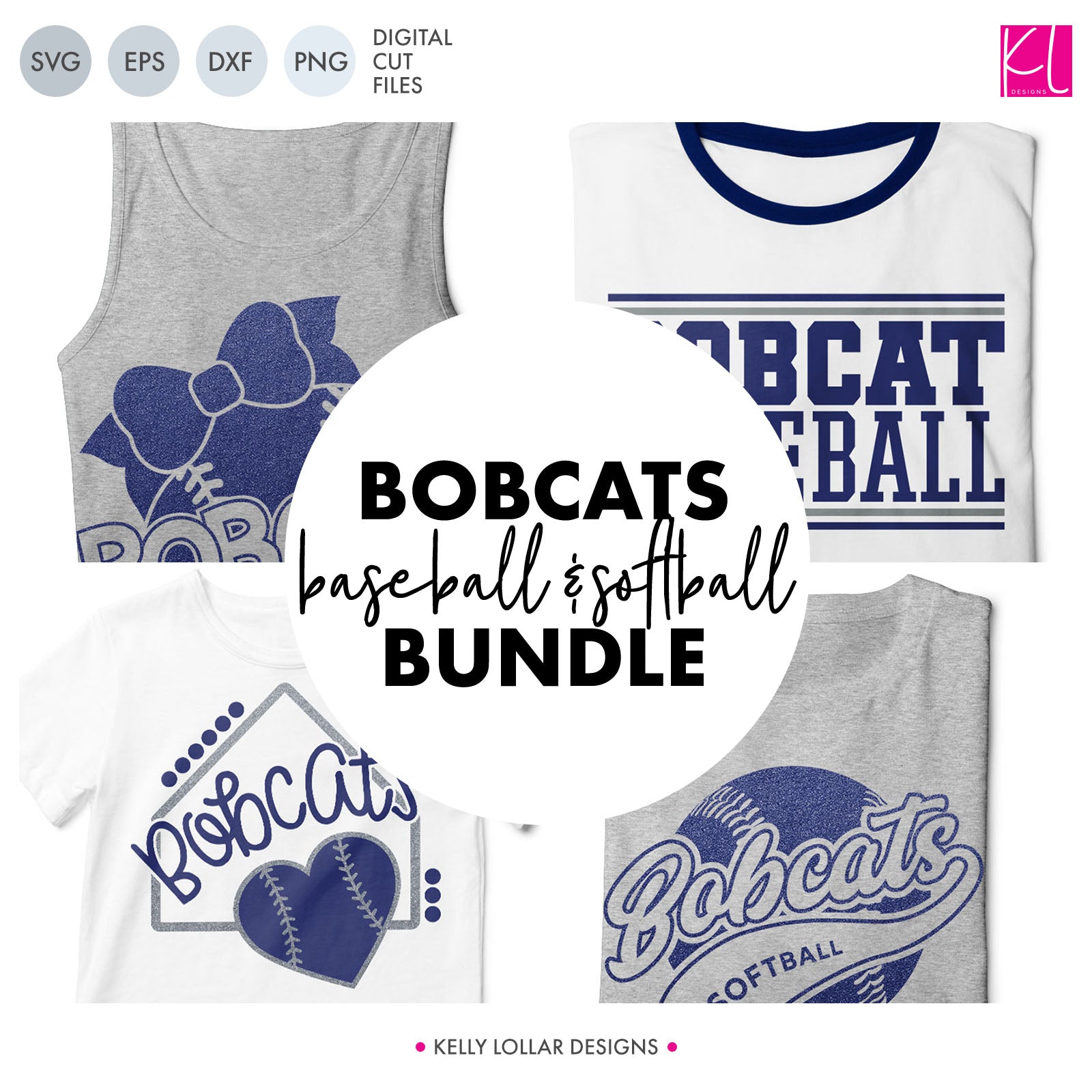 Tigers Baseball & Softball Bundle  SVG DXF EPS PNG Cut Files - Kelly  Lollar Designs