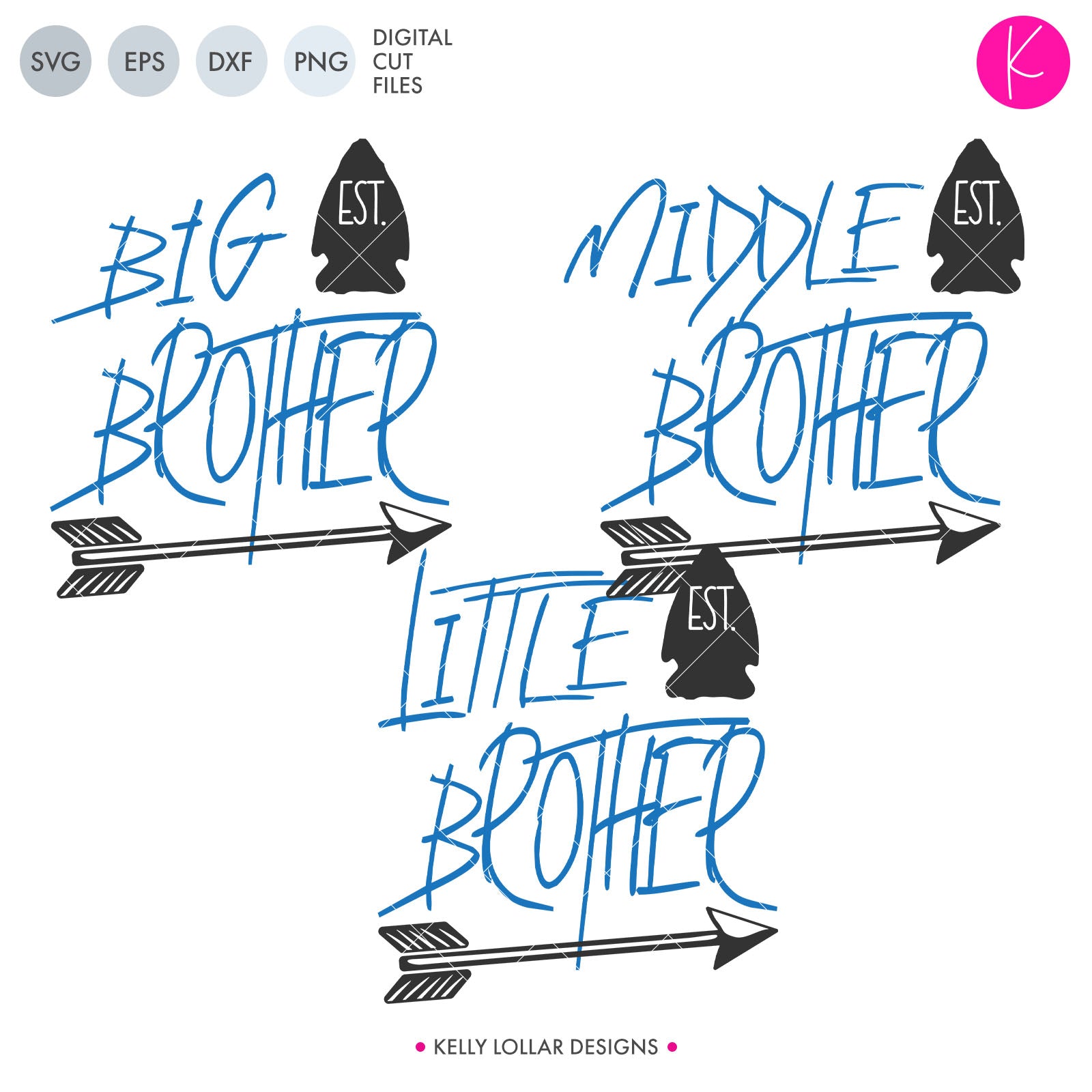 Download Big Little Brothers Arrow Svg Set Kelly Lollar Designs