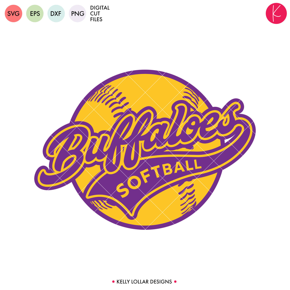 Download Buffaloes Baseball & Softball Bundle | SVG DXF EPS PNG Cut Files - Kelly Lollar Designs