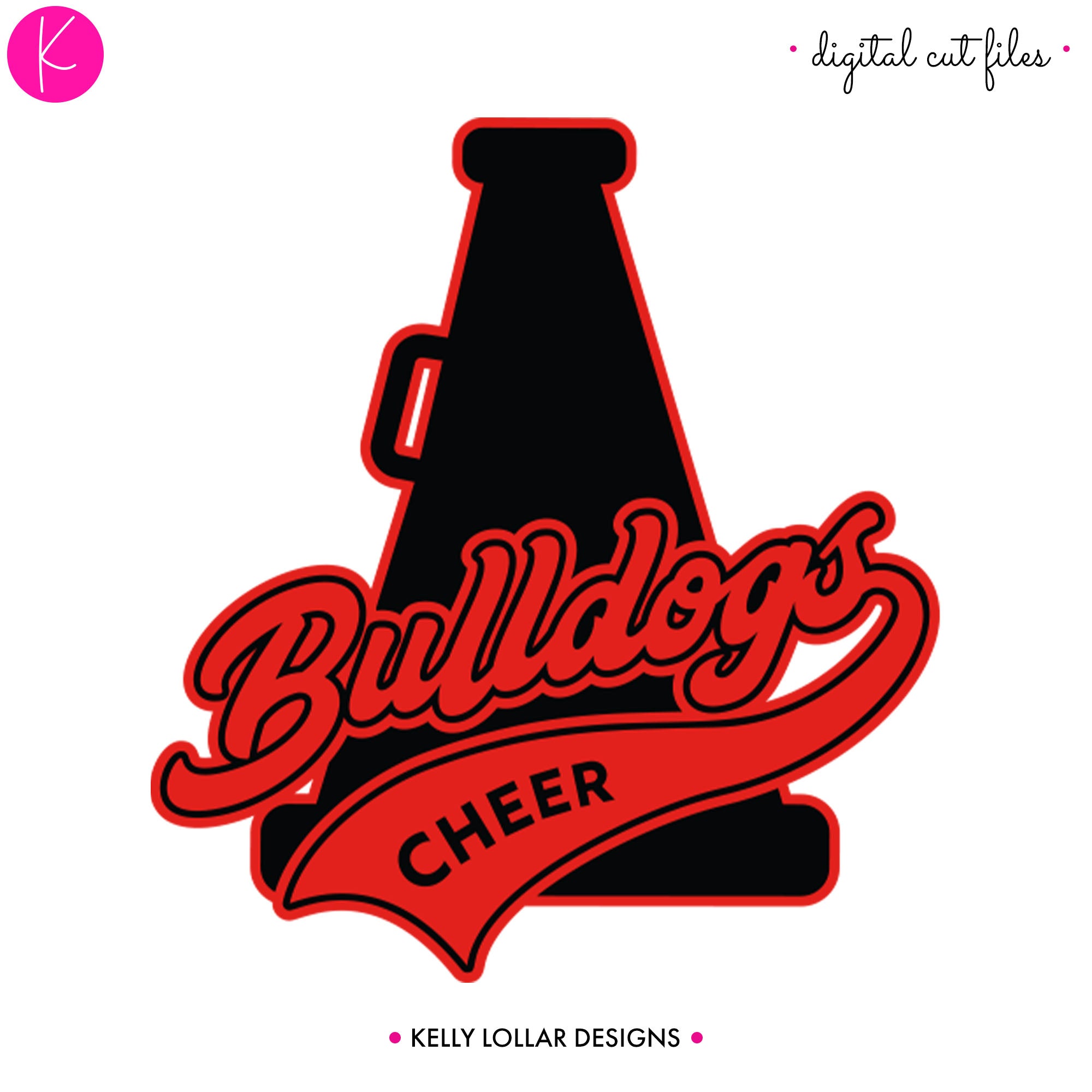 Download Bulldogs Cheer Bundle | SVG DXF EPS PNG Cut Files - Kelly ...