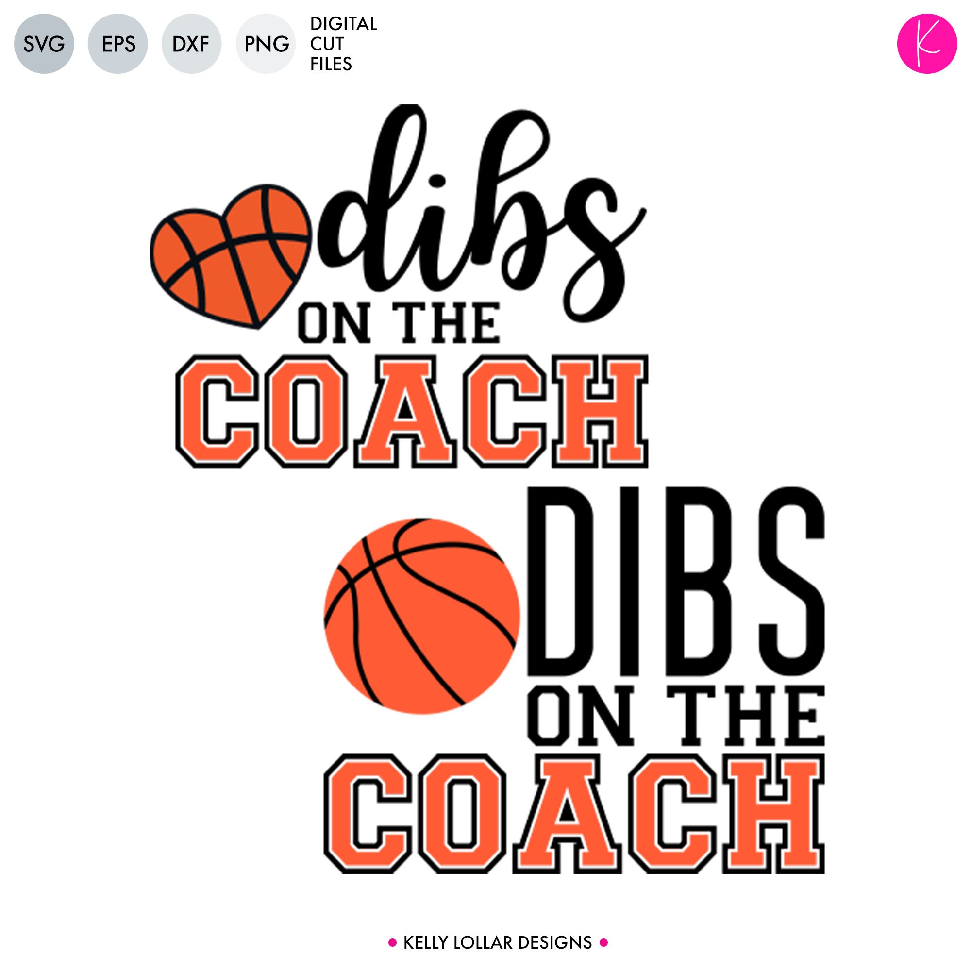 Dibs on the Coach SVG Cut File | Kelly Lollar Designs