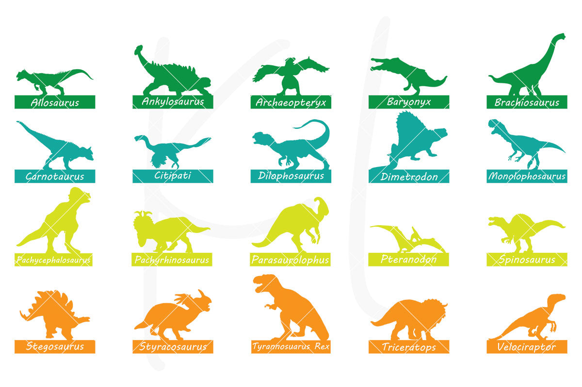 Download Dinosaur Silhouette Svg Files Kelly Lollar Designs PSD Mockup Templates