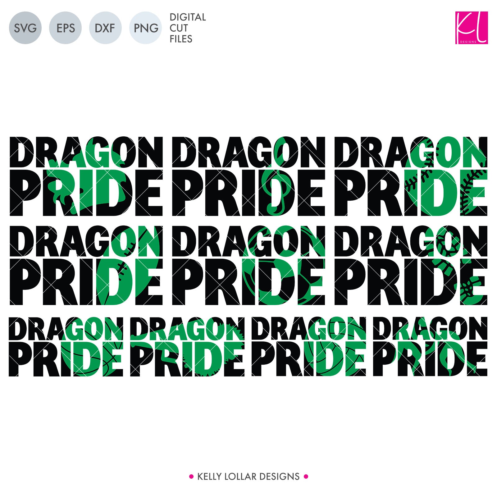 Download Dragons Mascot Bundle Svg Dxf Eps Png Cut Files Kelly Lollar Designs