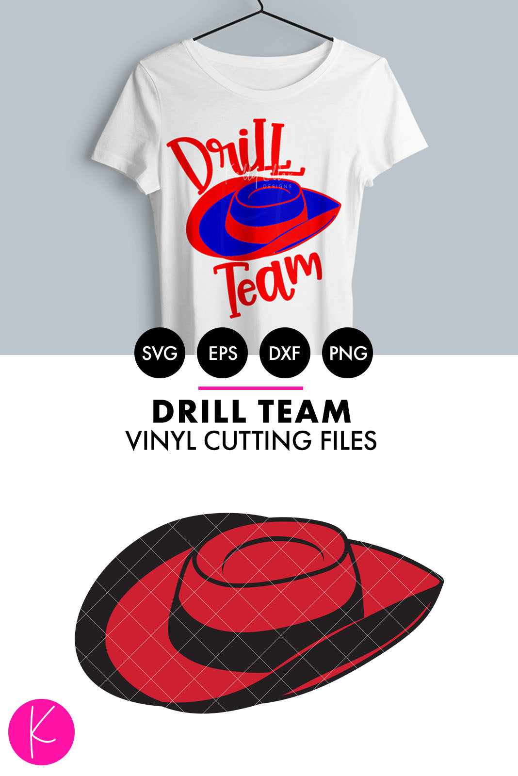 Download Drill Team Hat Svg File Kelly Lollar Designs