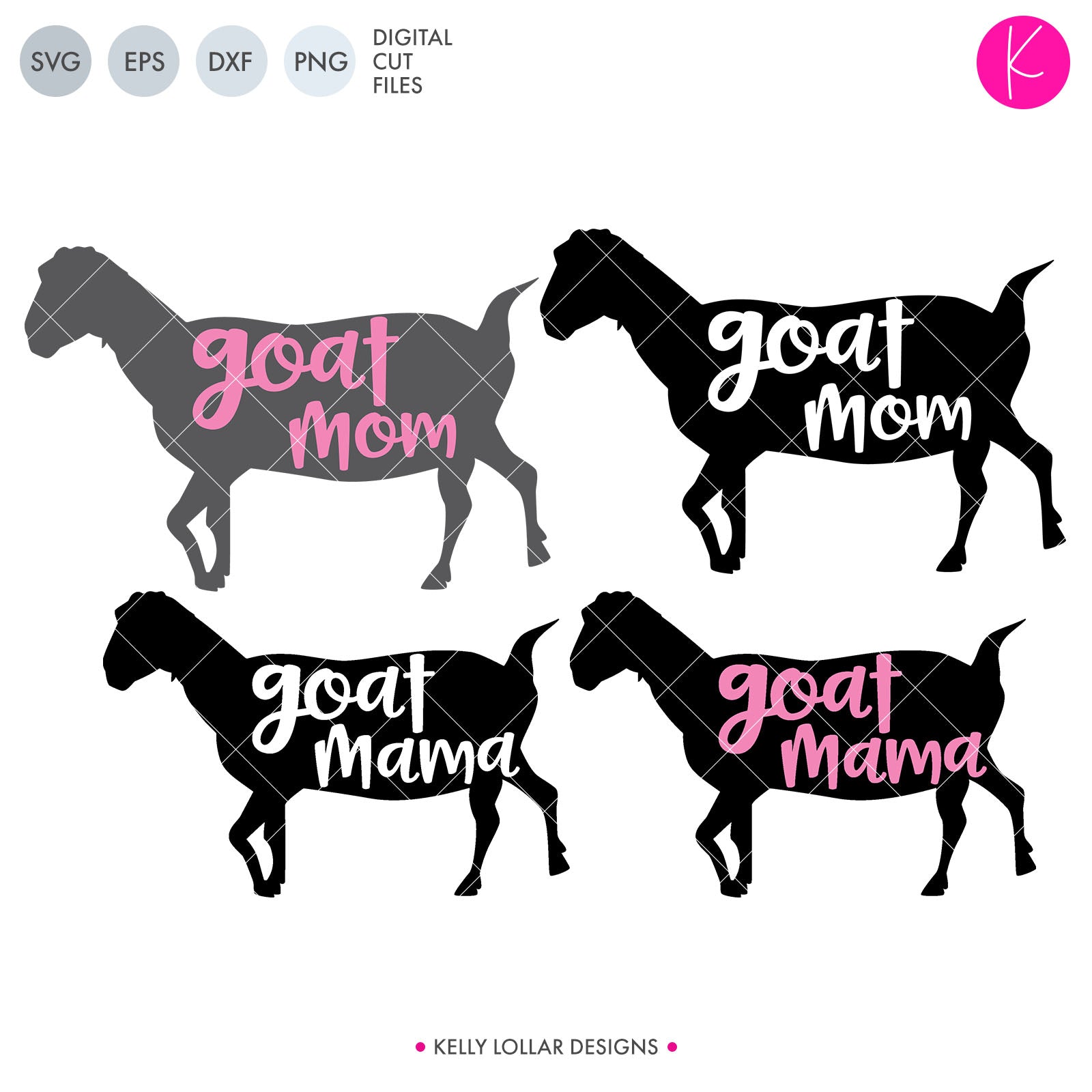Goat Mama SVG File | Kelly Lollar Designs