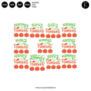 Download Grandma S Little Pumpkins Svg Cut File Kelly Lollar Designs