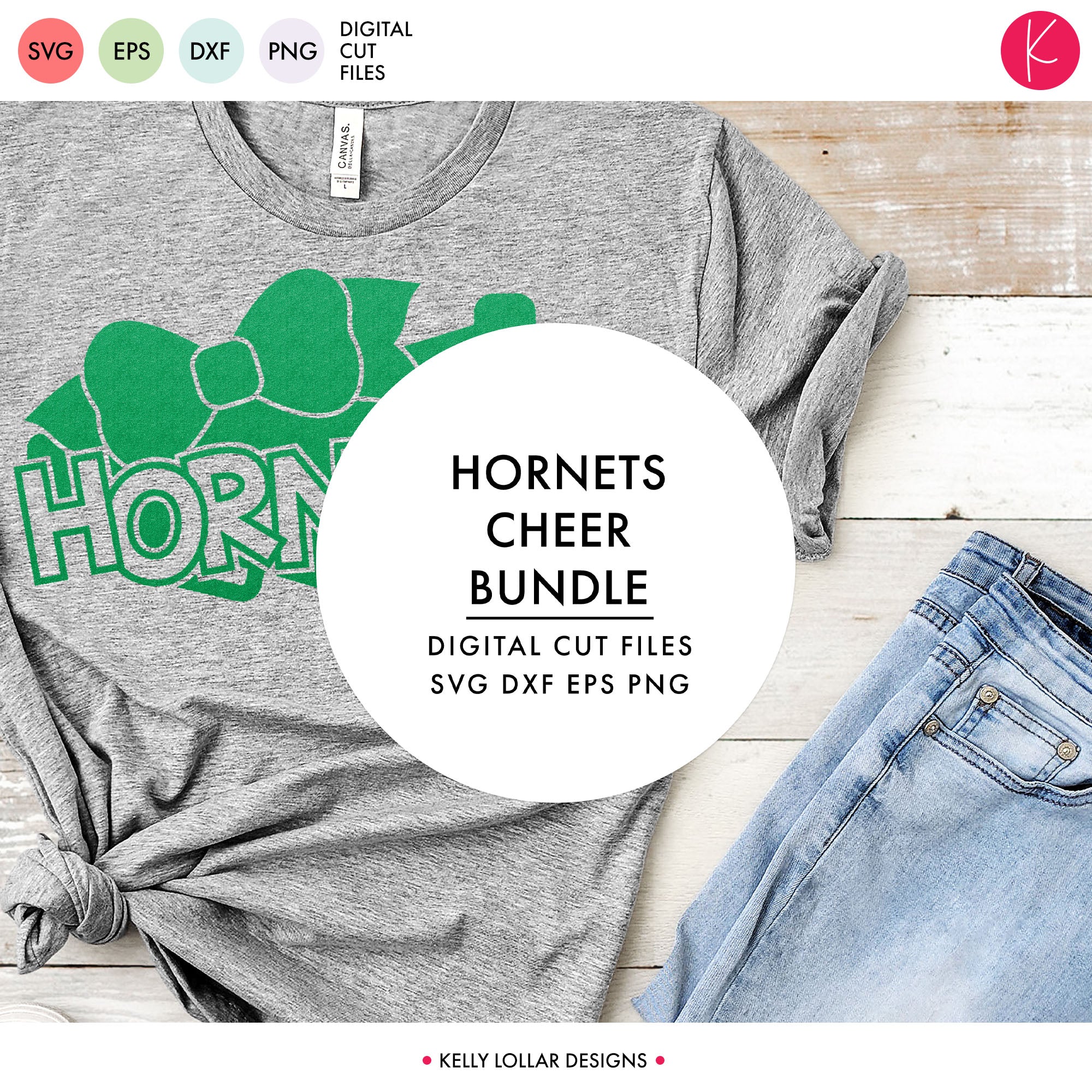 Download Hornets Cheer Bundle | SVG DXF EPS PNG Cut Files - Kelly ...