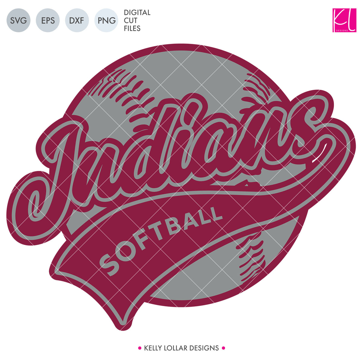 Download Indians Baseball & Softball Bundle | SVG DXF EPS PNG Cut ...