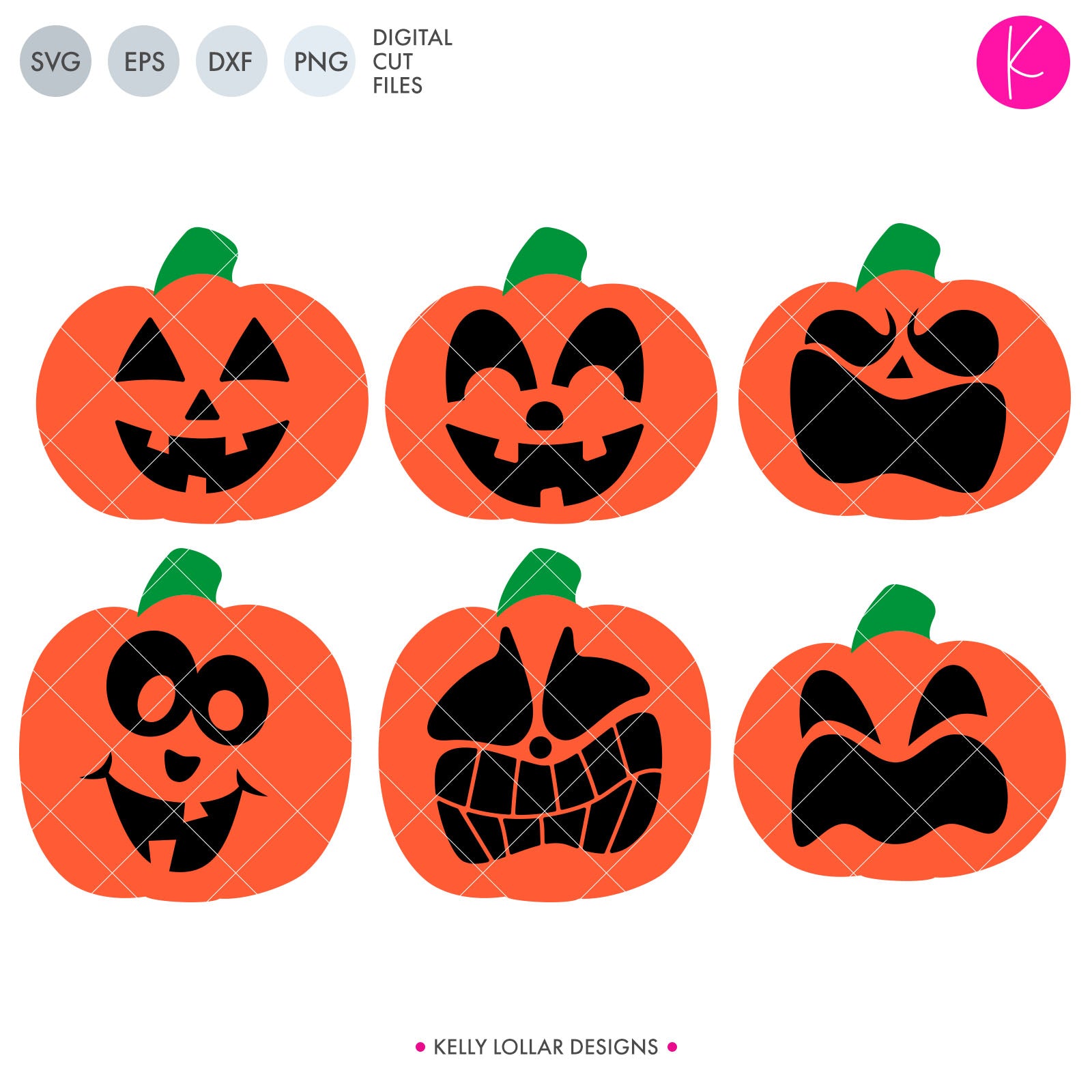 Jack O Lantern Svg Cut File Pack Kelly Lollar Designs