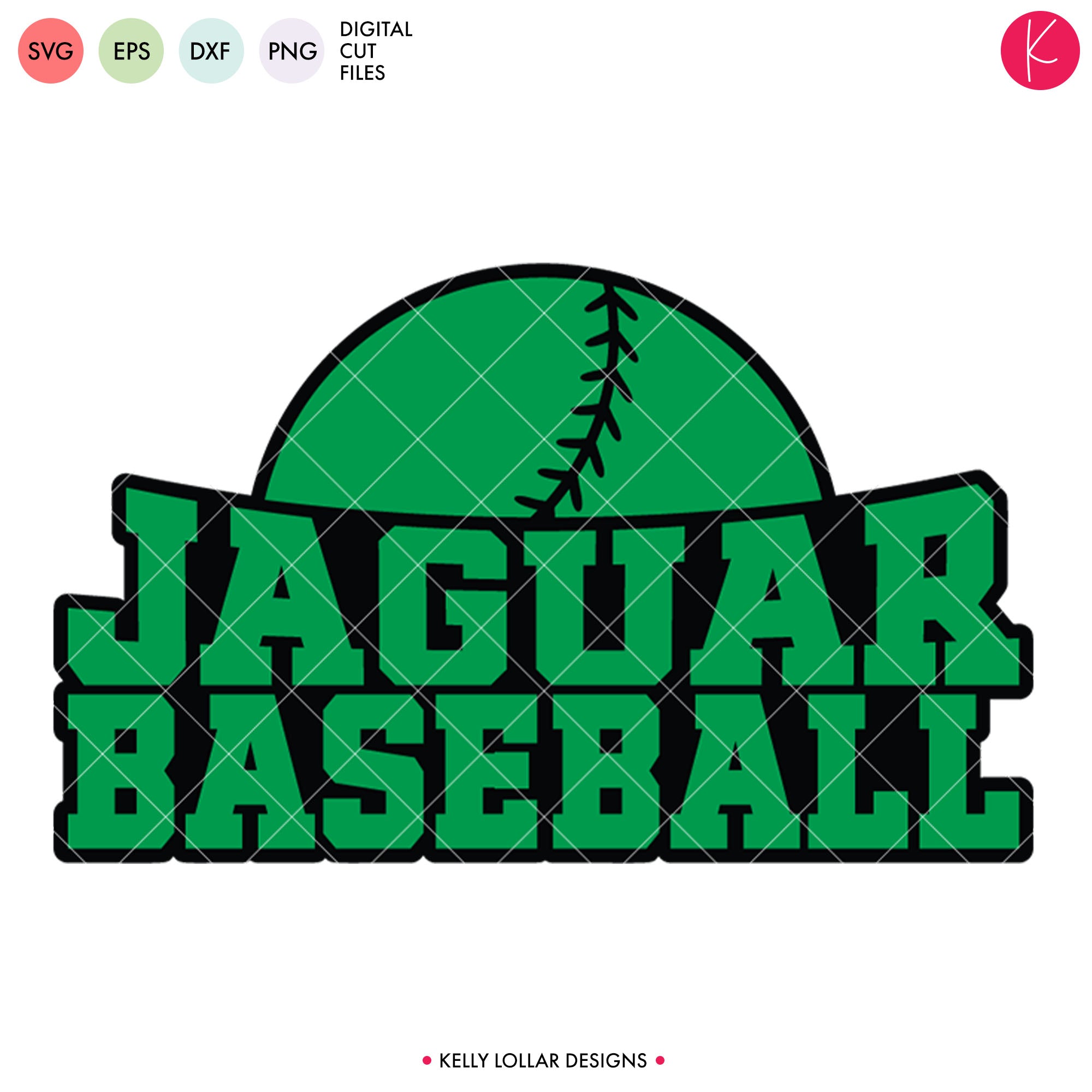 Download Jaguars Baseball Bundle | SVG DXF EPS PNG Cut Files - Kelly Lollar Designs