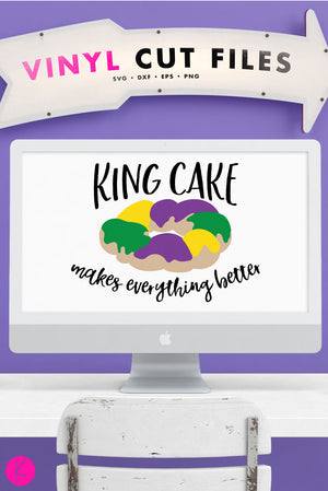 Download King Cake Svg File Kelly Lollar Designs