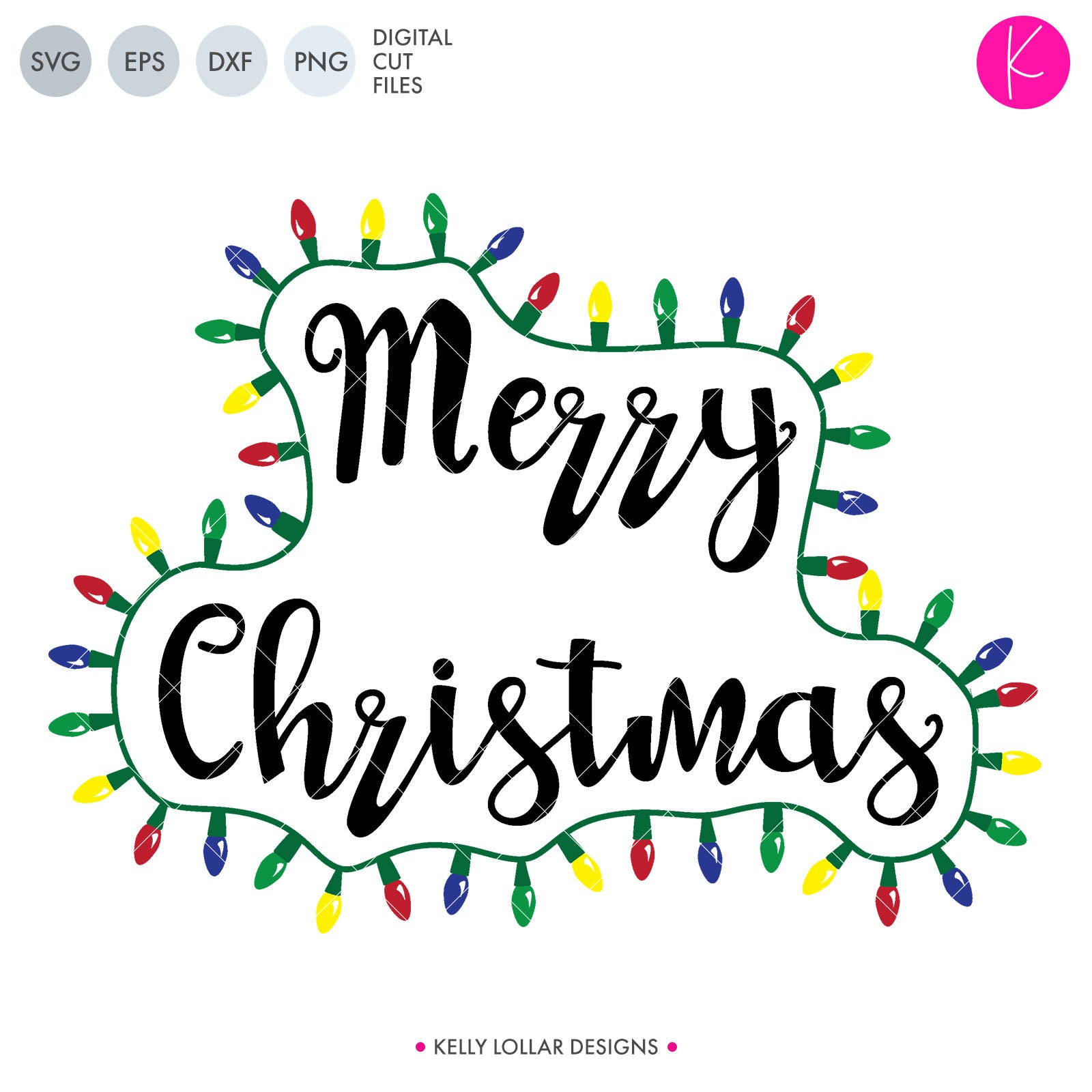 Download Merry Christmas Svg File Kelly Lollar Designs