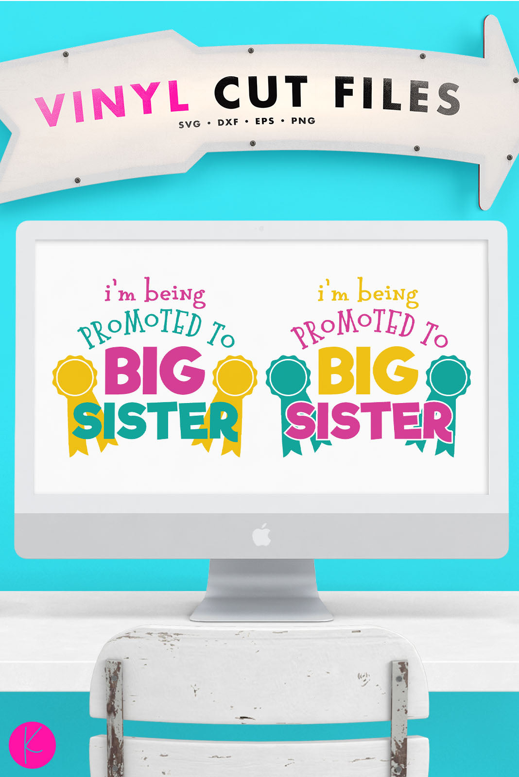 Download I'm Being Promoted to Big Sister svg file | Kelly Lollar ...