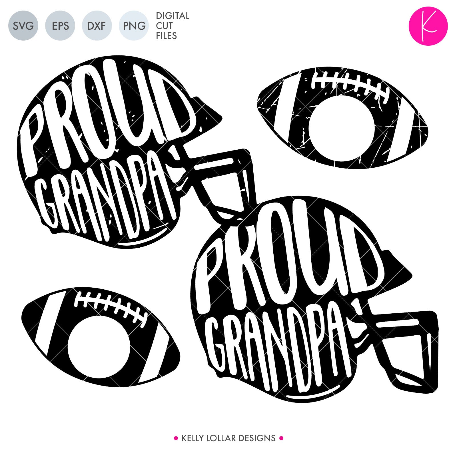 Proud Family Football Helmets Svg Dxf Eps Png Cut Files Kelly Lollar Designs