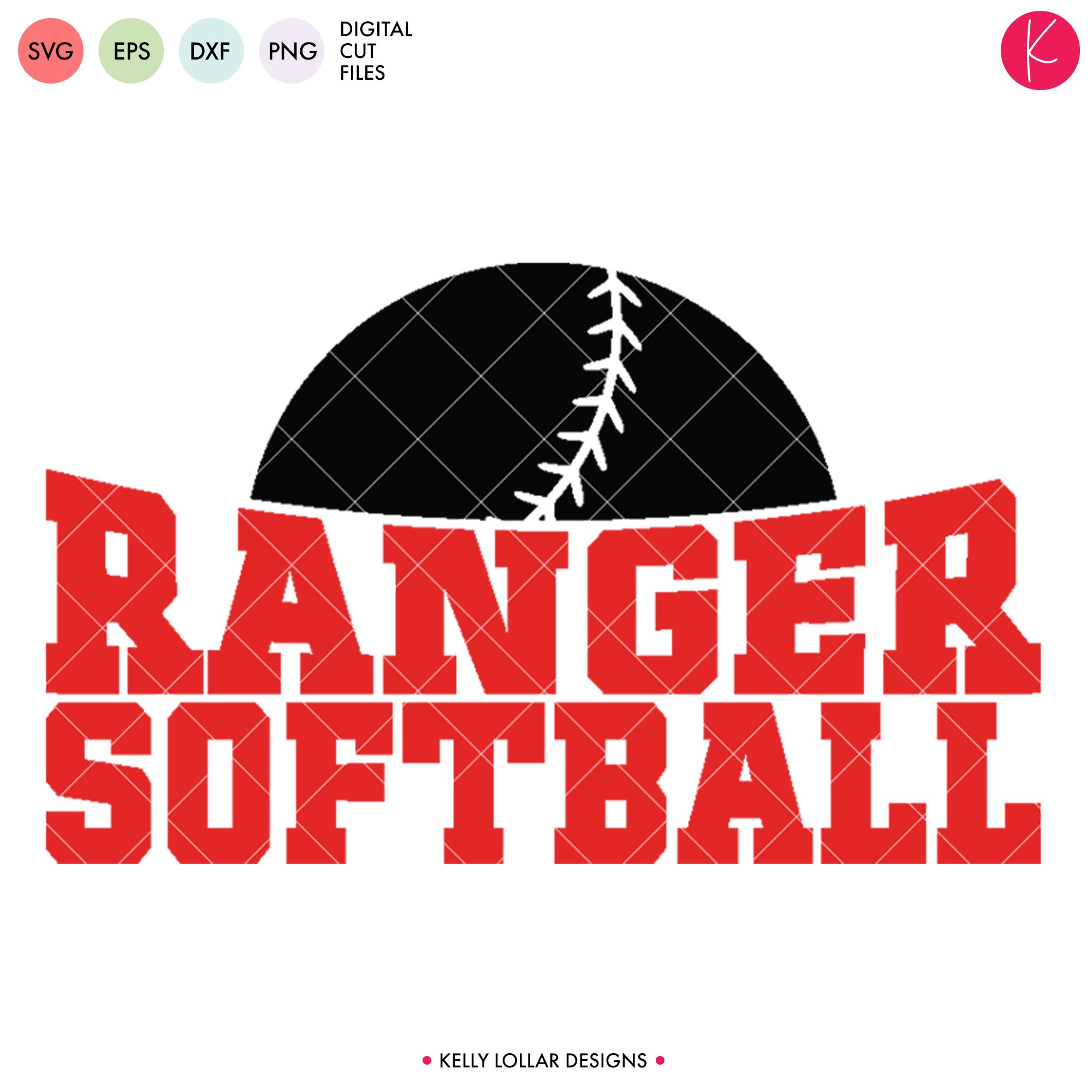 Download Rangers Baseball & Softball Bundle | SVG DXF EPS PNG Cut Files - Kelly Lollar Designs
