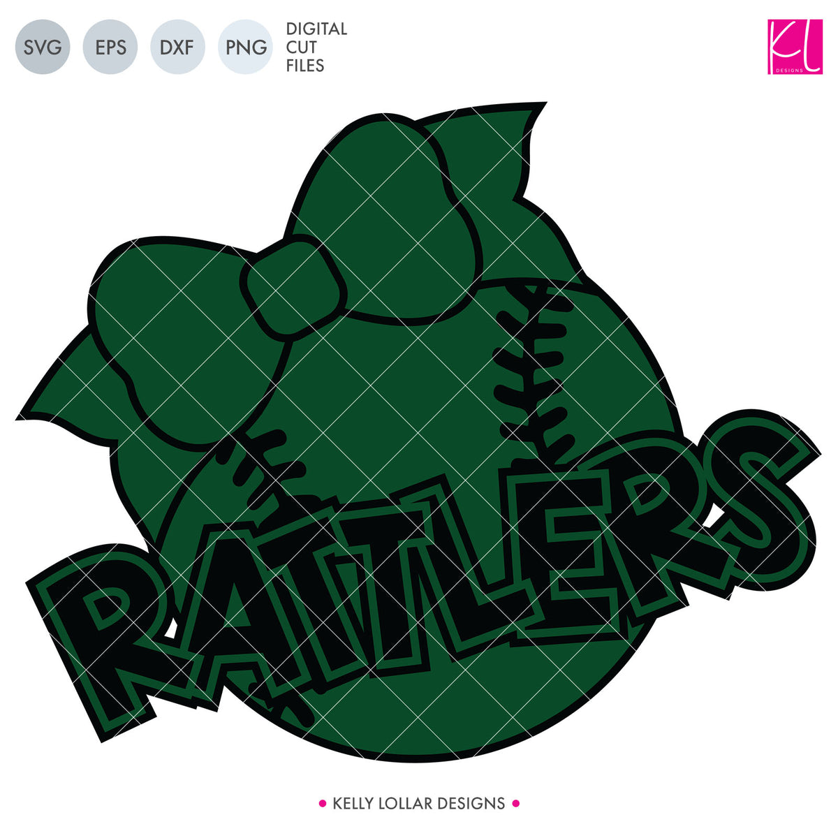 Download Rattlers Baseball & Softball Bundle | SVG DXF EPS PNG Cut Files - Kelly Lollar Designs