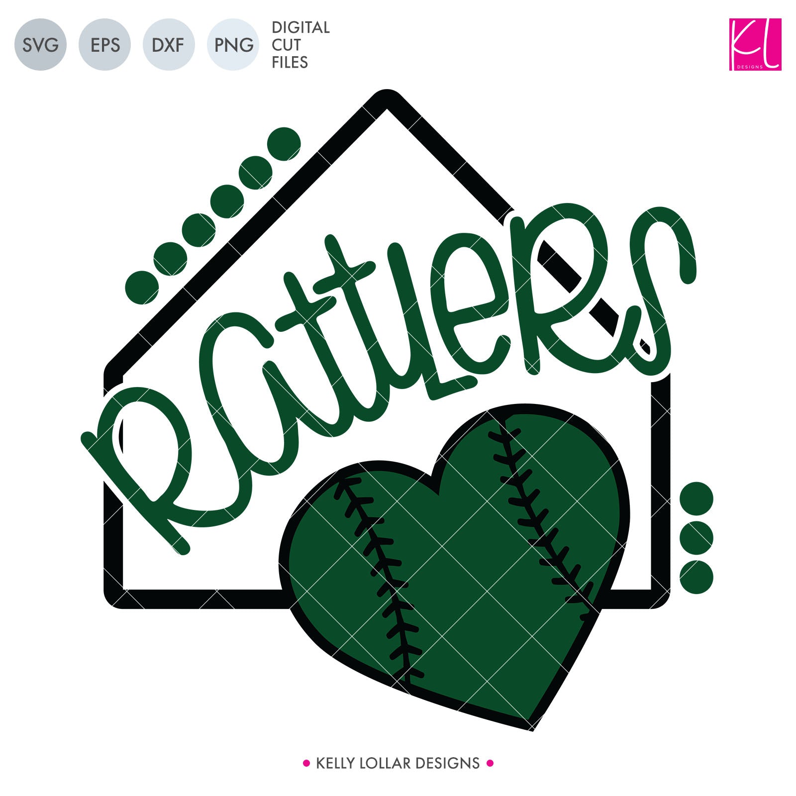 Download Rattlers Baseball & Softball Bundle | SVG DXF EPS PNG Cut Files - Kelly Lollar Designs