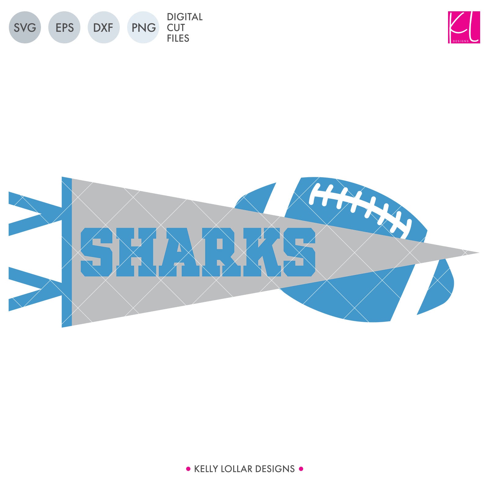 Sharks Football Bundle | SVG DXF EPS PNG Cut Files - Ophiebug