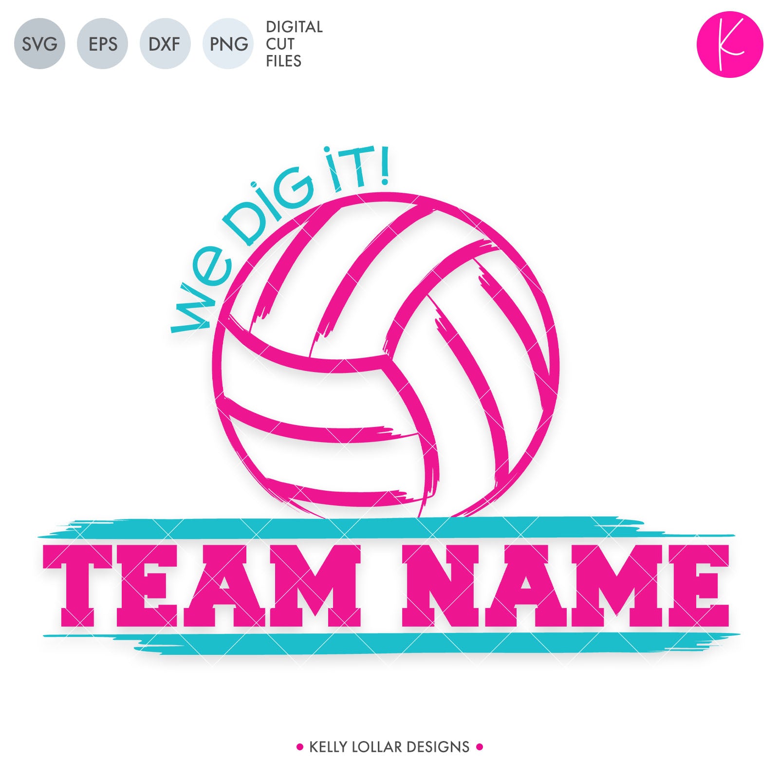 Download Volleyball Team Shirt Svg File Kelly Lollar Designs