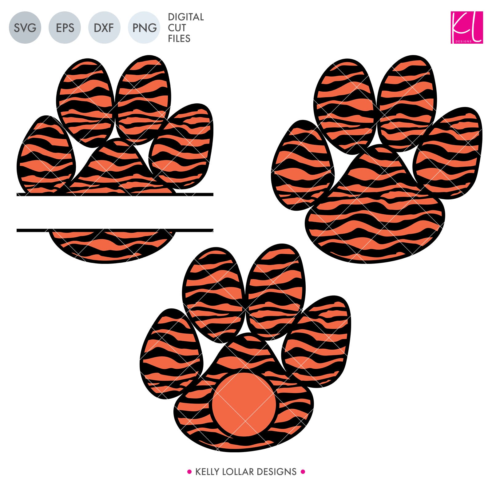 Download Tigers Mascot Bundle Svg Dxf Eps Png Cut Files Kelly Lollar Designs