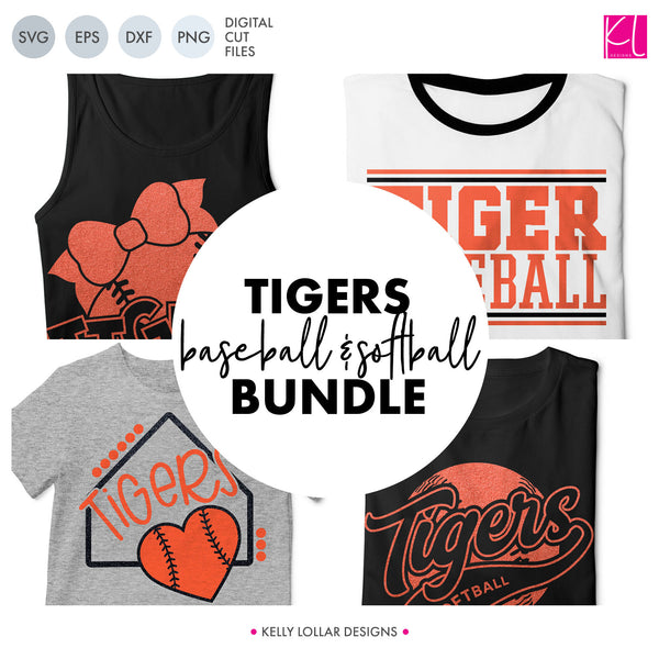 Download Tigers Baseball & Softball Bundle | SVG DXF EPS PNG Cut ...