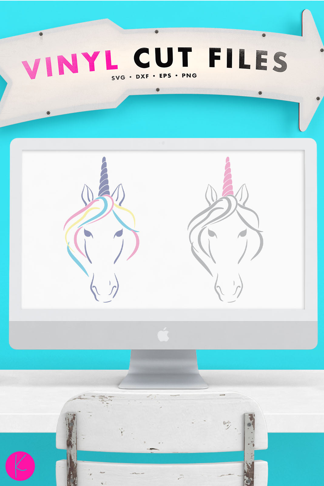 Download Abstract Unicorn Svg File Kelly Lollar Designs
