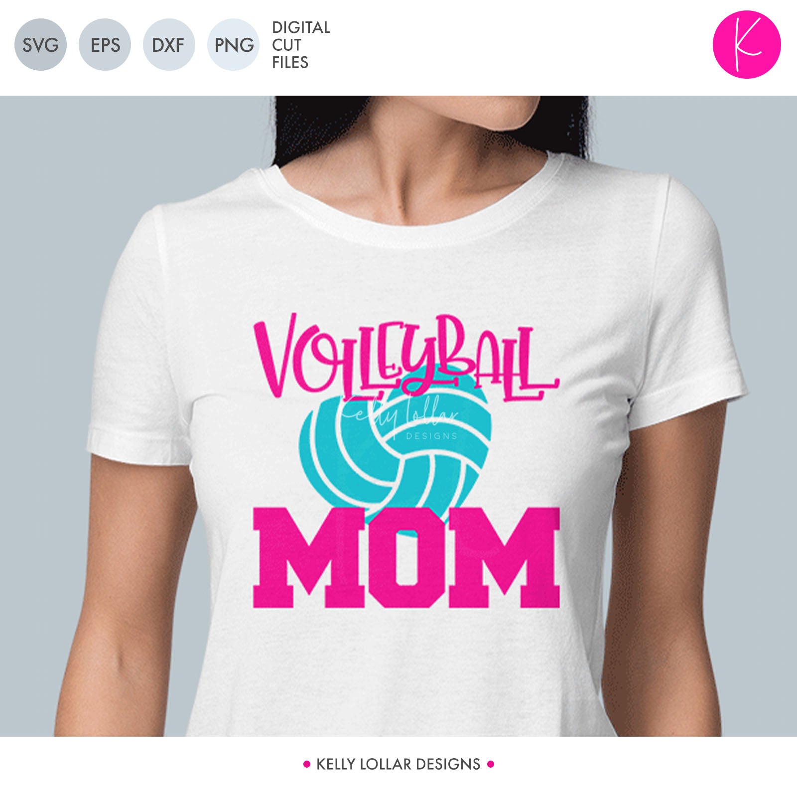 Download Volleyball Mom Svg File Kelly Lollar Designs