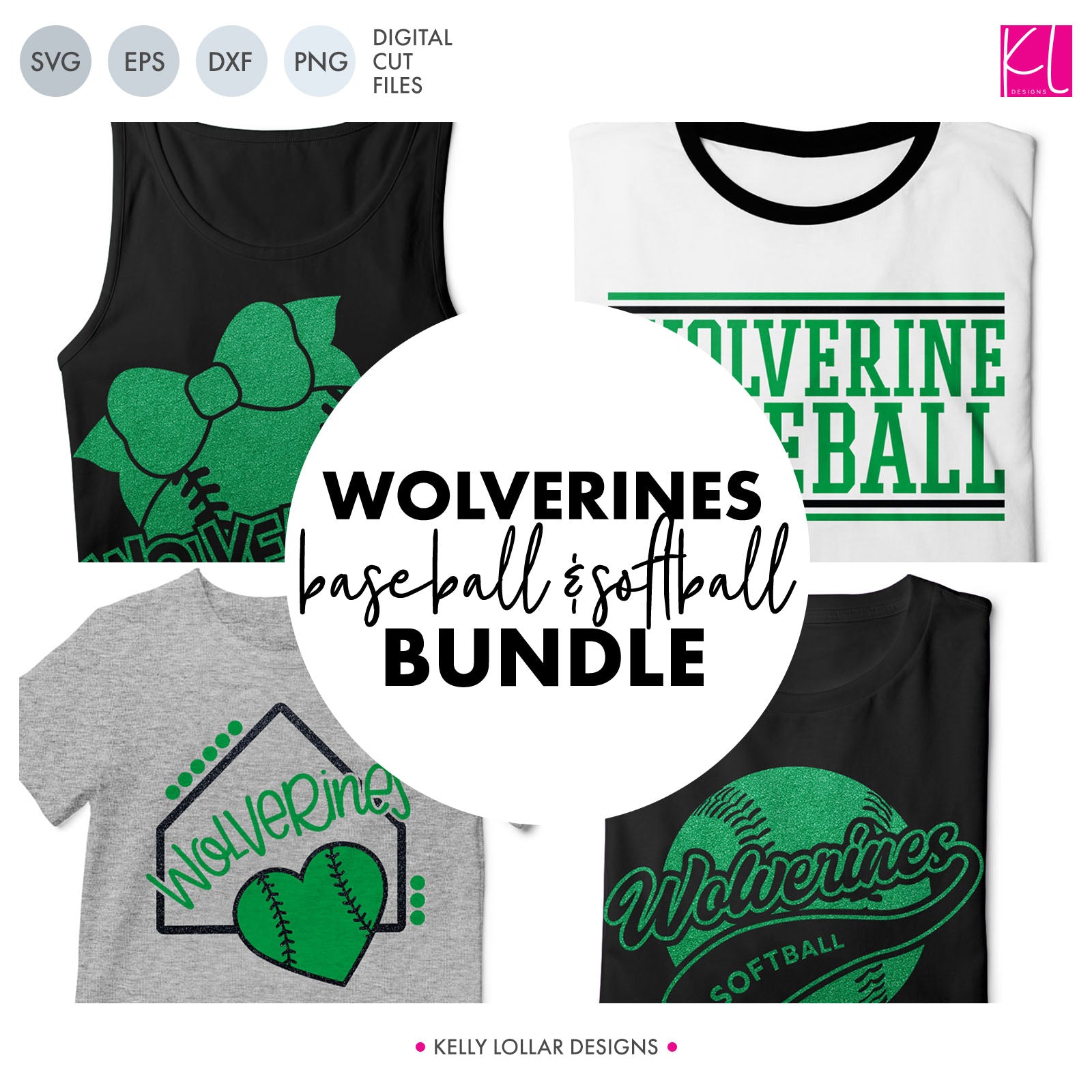 Download Wolverines Baseball Softball Bundle Svg Dxf Eps Png Cut Files Kelly Lollar Designs Yellowimages Mockups