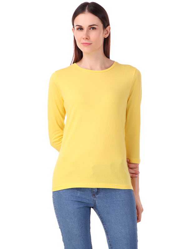 long sleeve yellow shirt womens