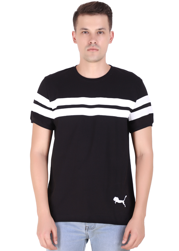 black and white t shirt mens