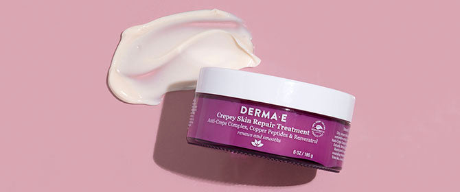 Crepey Skin Cream cerrar con frotis