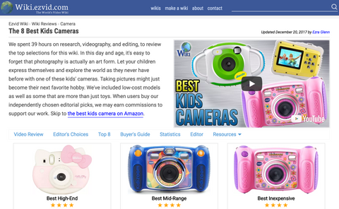 TOP 4: Best Camera for kids 