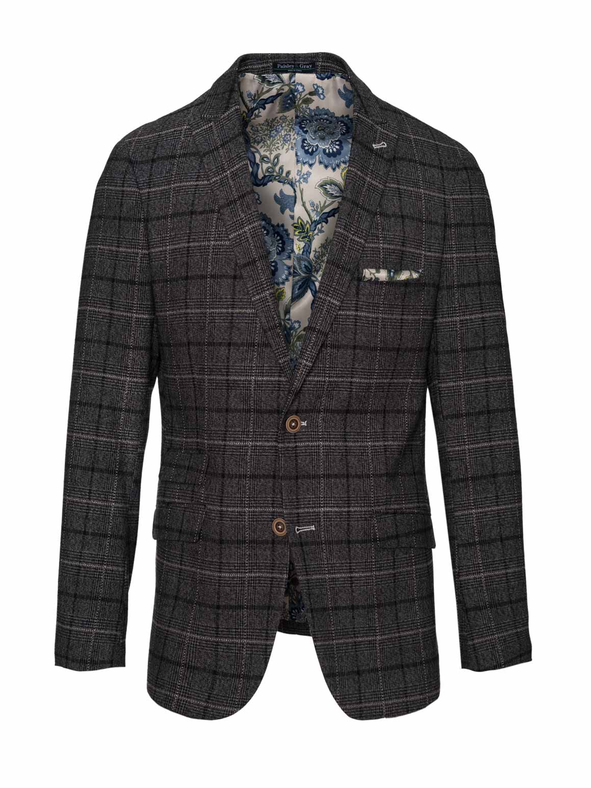 Paisley And Gray 2Btn Slim Suit Jacket / Camel Crosshatch - Online or ...