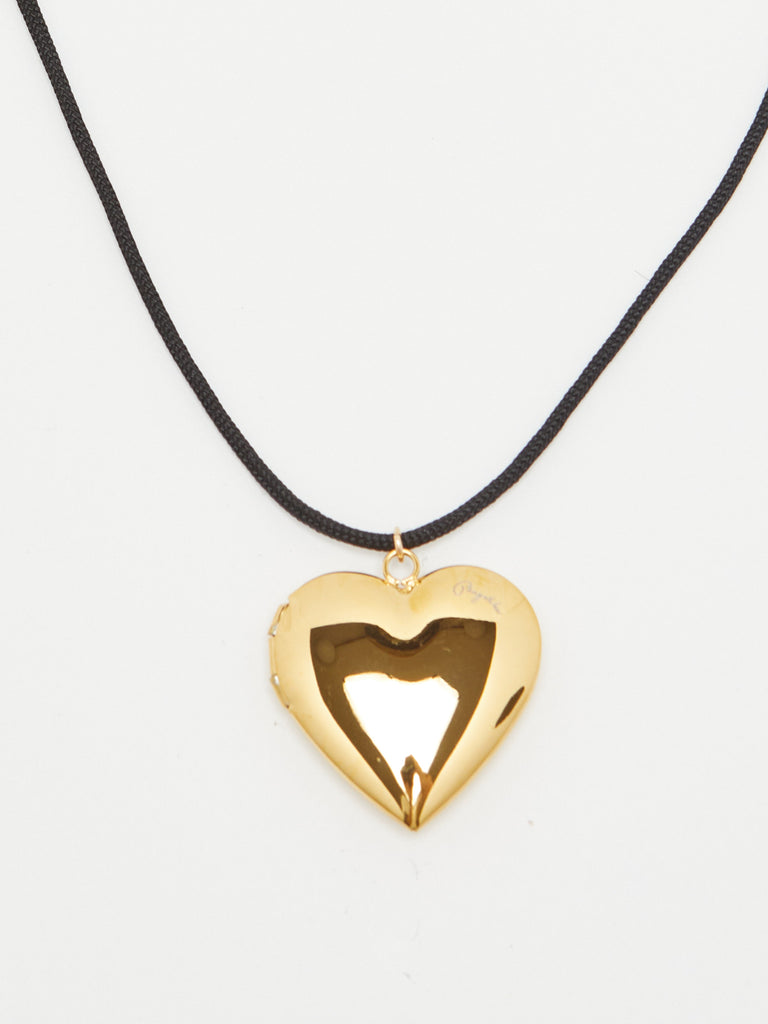 Heart Locket Necklace necklace Bagatiba close up