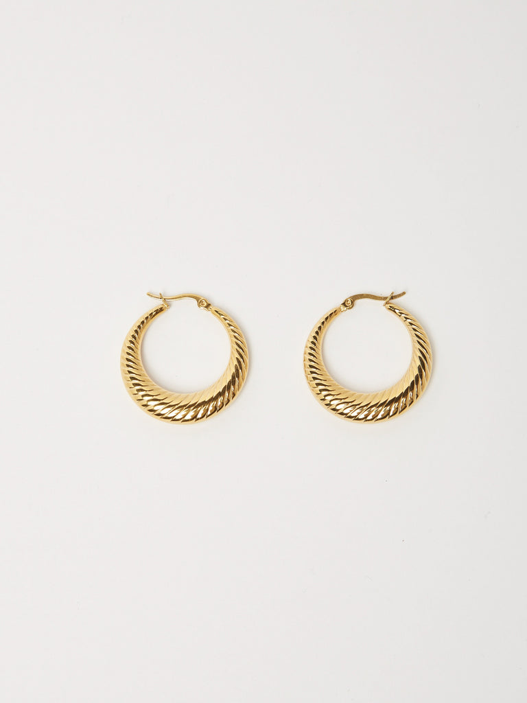 Small Spiral Hoops – Bagatiba