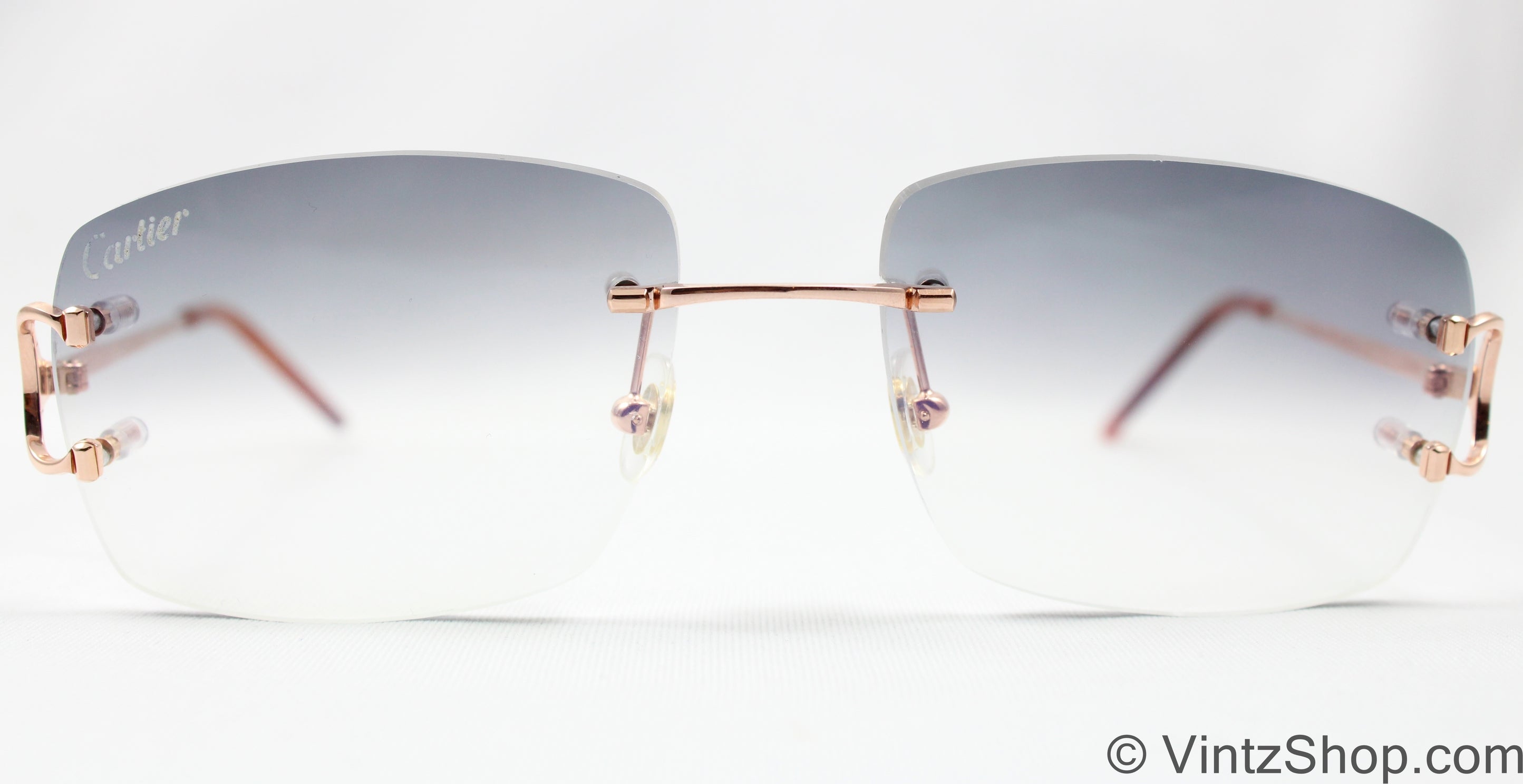 cartier glasses rose gold