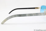 Load image into Gallery viewer, Cartier &quot;Buffs&quot; White - Rimless - Genuine Horn
