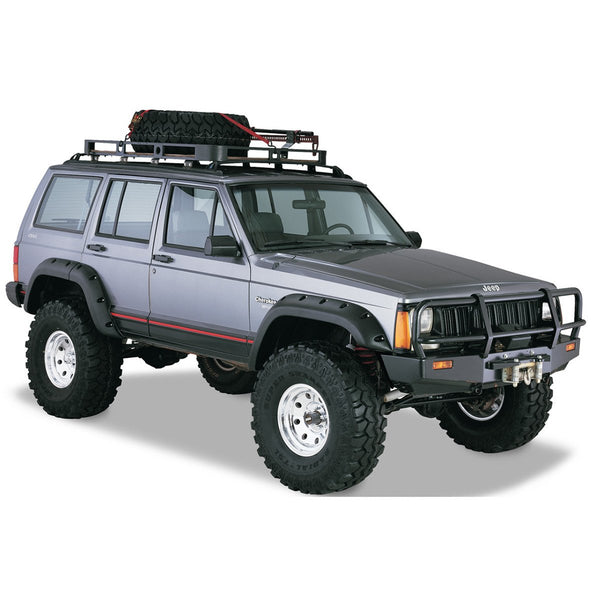 1984-2001 Jeep Cherokee XJ Cut-Out Style Fender Flare 4 Doors- Front/R –  Street Dirt Track