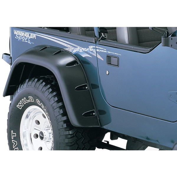 1987-1995 Jeep Wrangler YJ Cut-Out Style Fender Flare - Front/Rear Kit –  Street Dirt Track