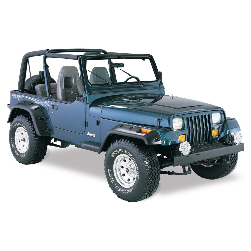 1987-1995 Jeep Wrangler YJ Cut-Out Style Fender Flare - Front/Rear Kit –  Street Dirt Track