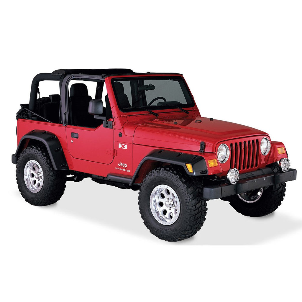 1997-2006 Jeep Wrangler TJ Pocket Style Fender Flare - Front/Rear Kit –  Street Dirt Track